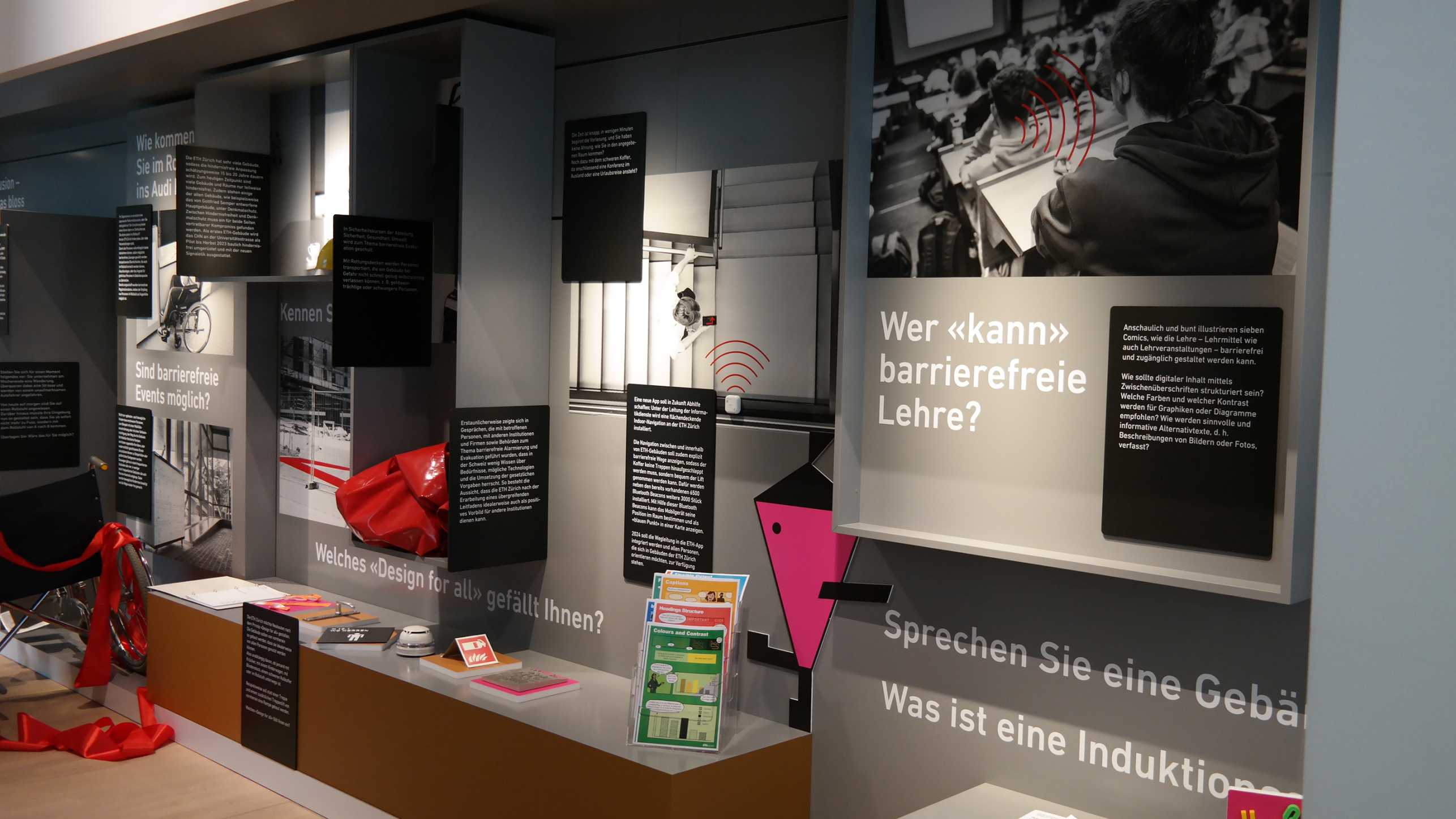Enlarged view: Exhibition "Barrier-free at ETH Zurich"