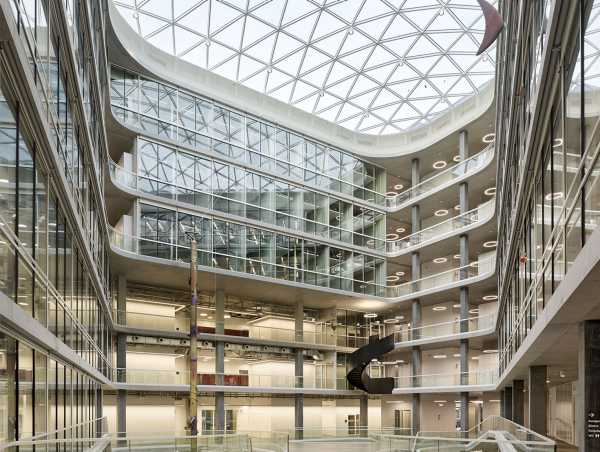 Picture shows atrium of BSS