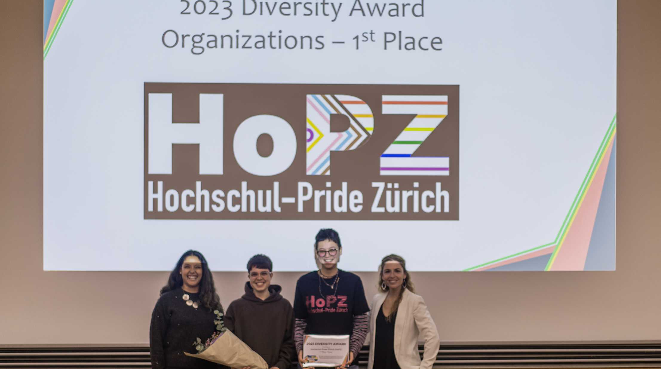 The four winners of the HoPZ Prize