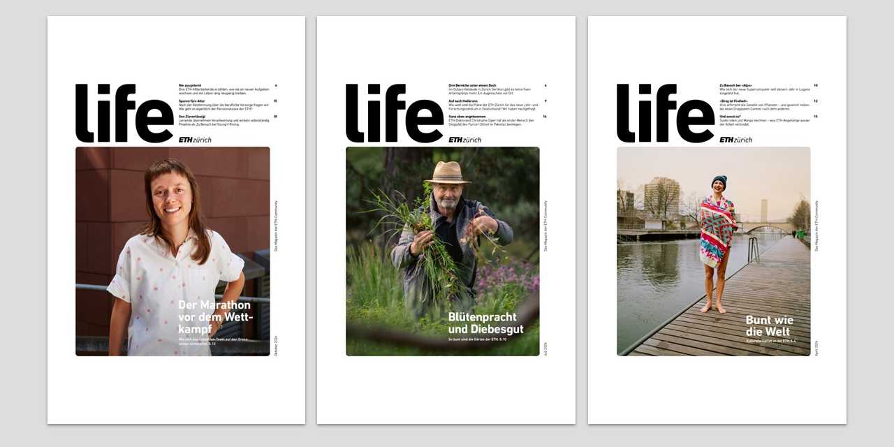 Drei Titelseiten des Life Magazin