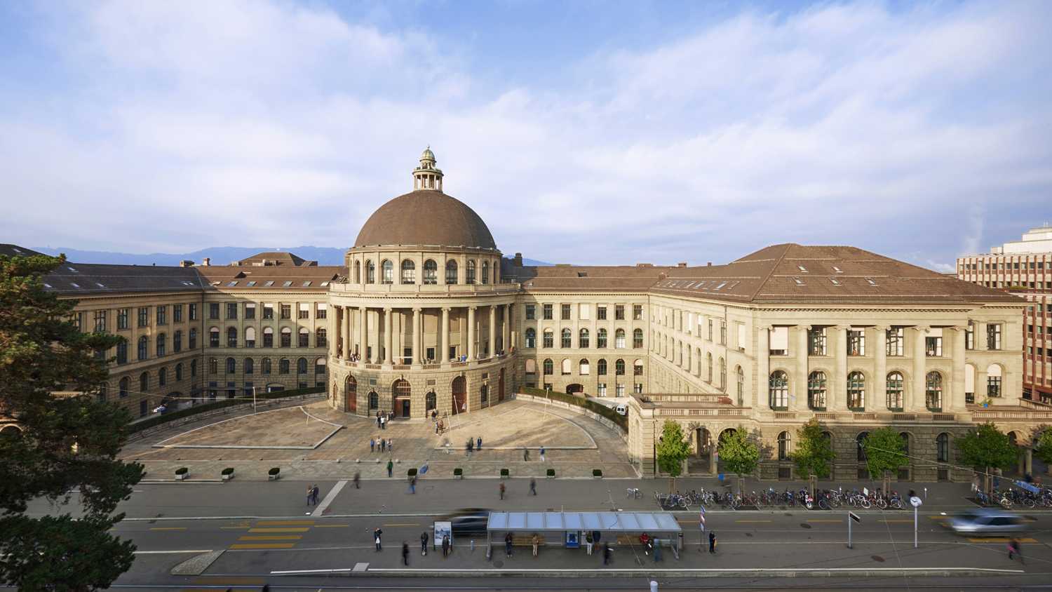 View of the ETH building.