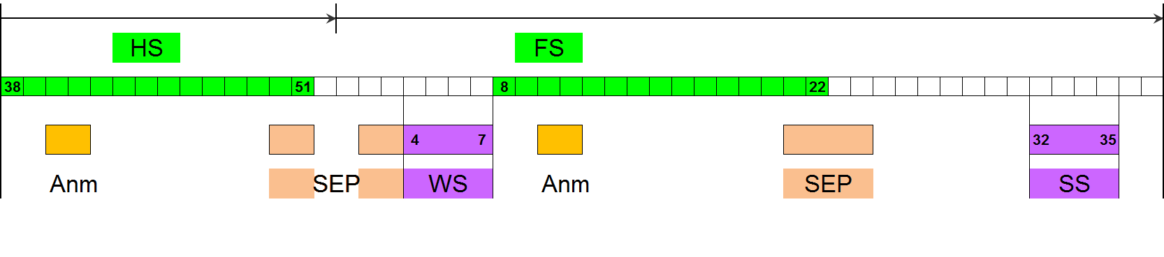 Enlarged view: Examination dates